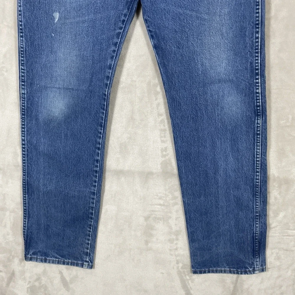 Vintage Wrangler 13MWZ Jeans Mens 34x34 Cowboy Cut Whisker Fade 13mwzpw